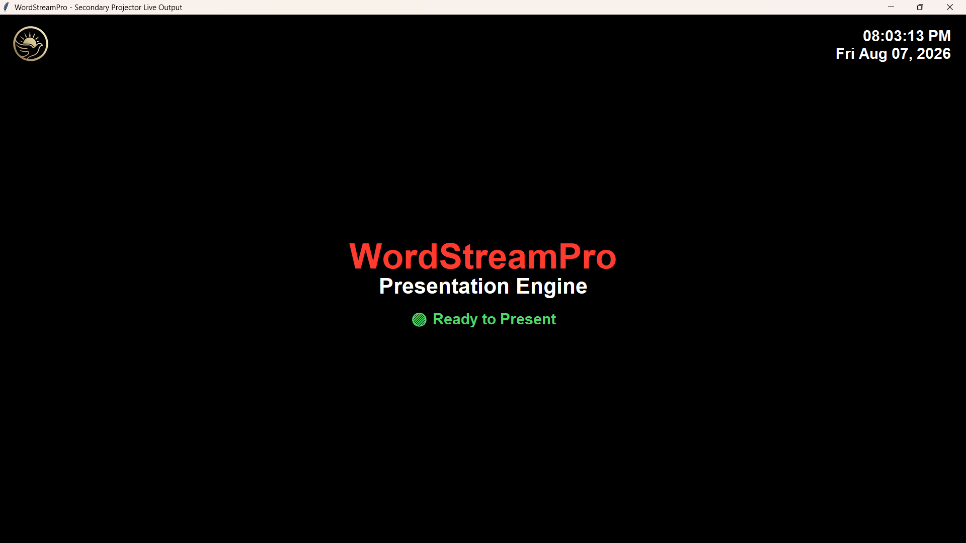 WordStreamPro Widescreen Standby Projection Display